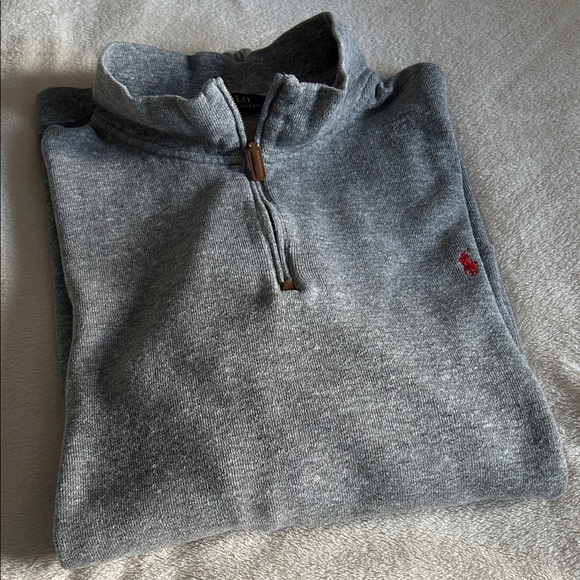 Sweater Polo Ralph Lauren Gray Zip-Up